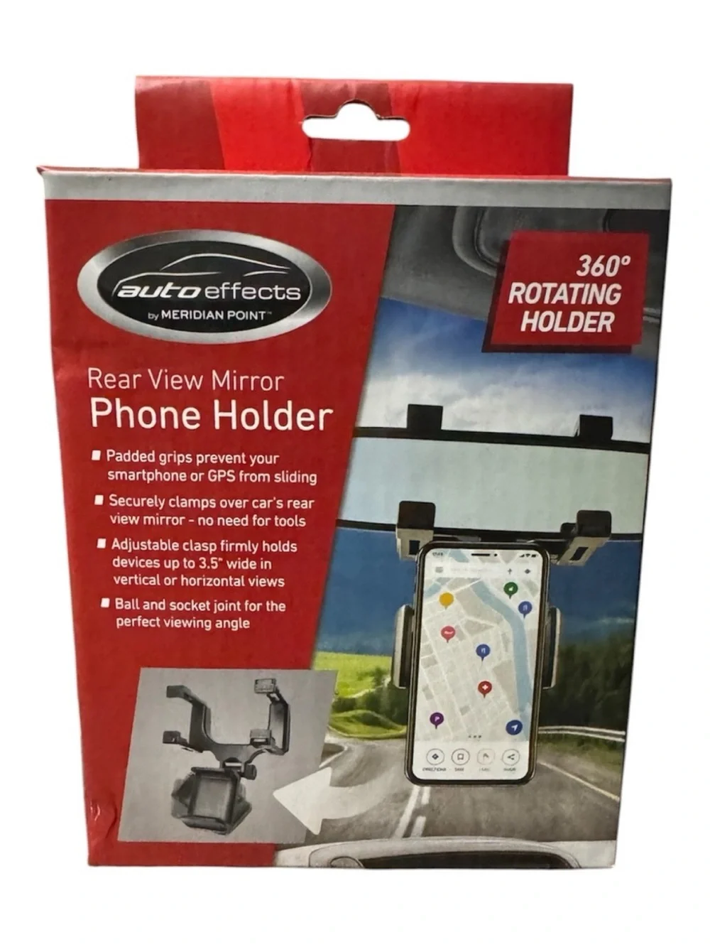 Rear View Mirror Phone Holder